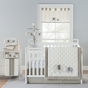 Orange Crib Bedding Sets You Ll Love Wayfair Arcola Elephant Baby Walk 4 Piece Crib Bedding Set Of