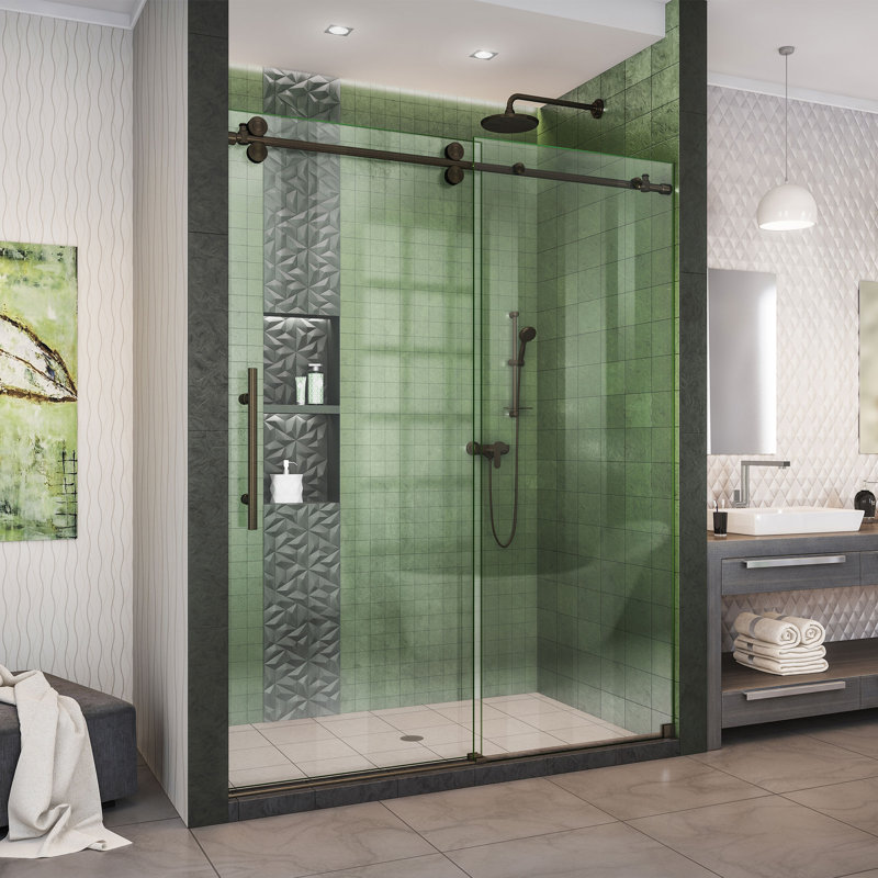 Dreamline Enigma Xo 76 H Single Sliding Frameless Shower Door With Clearmax Technology Reviews Perigold