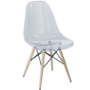 Pyramid Solid Wood Dining Chair by Modway