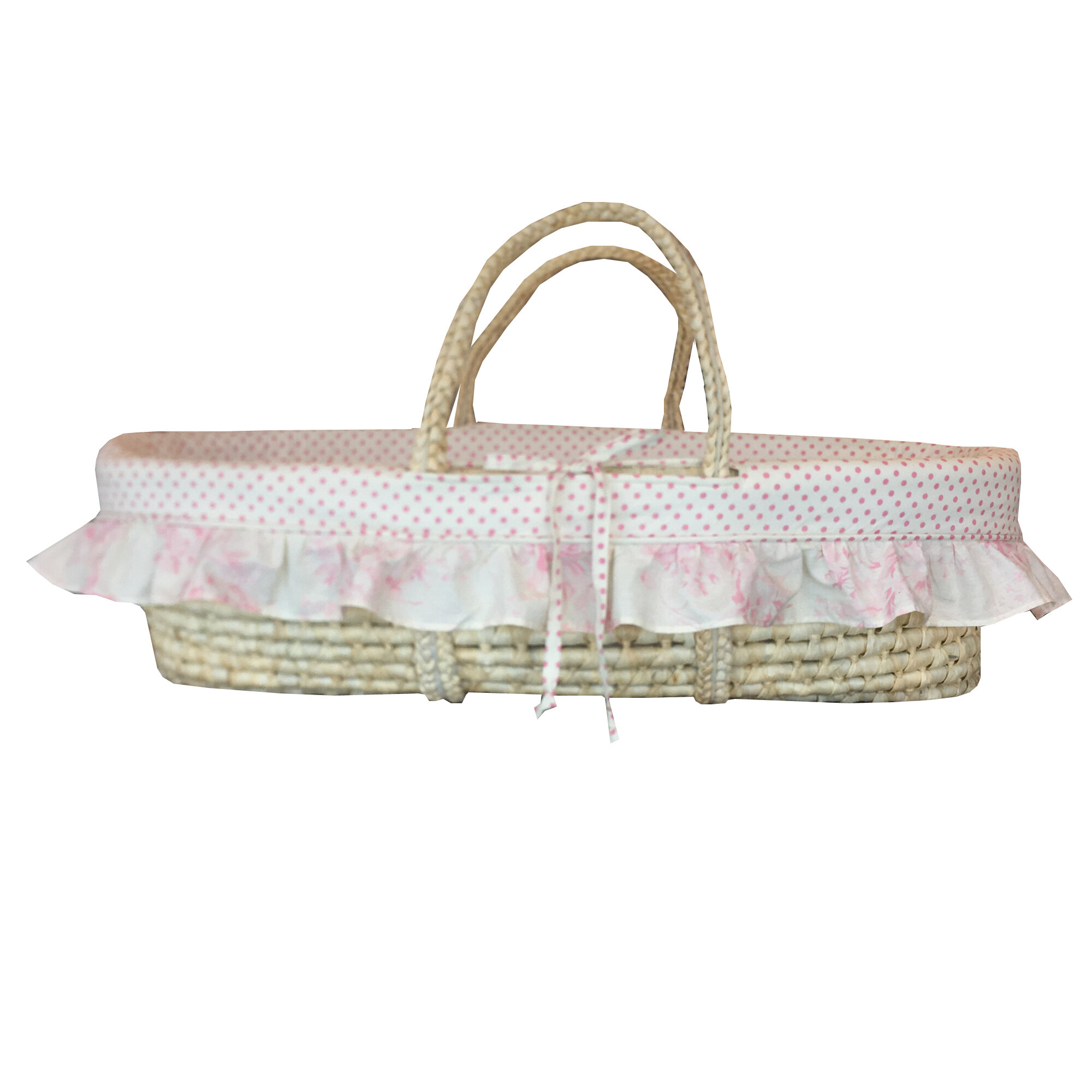 girls moses basket with stand