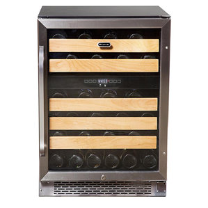46 Bottle Dual Zone Built-In Wine Cooler by Whynter