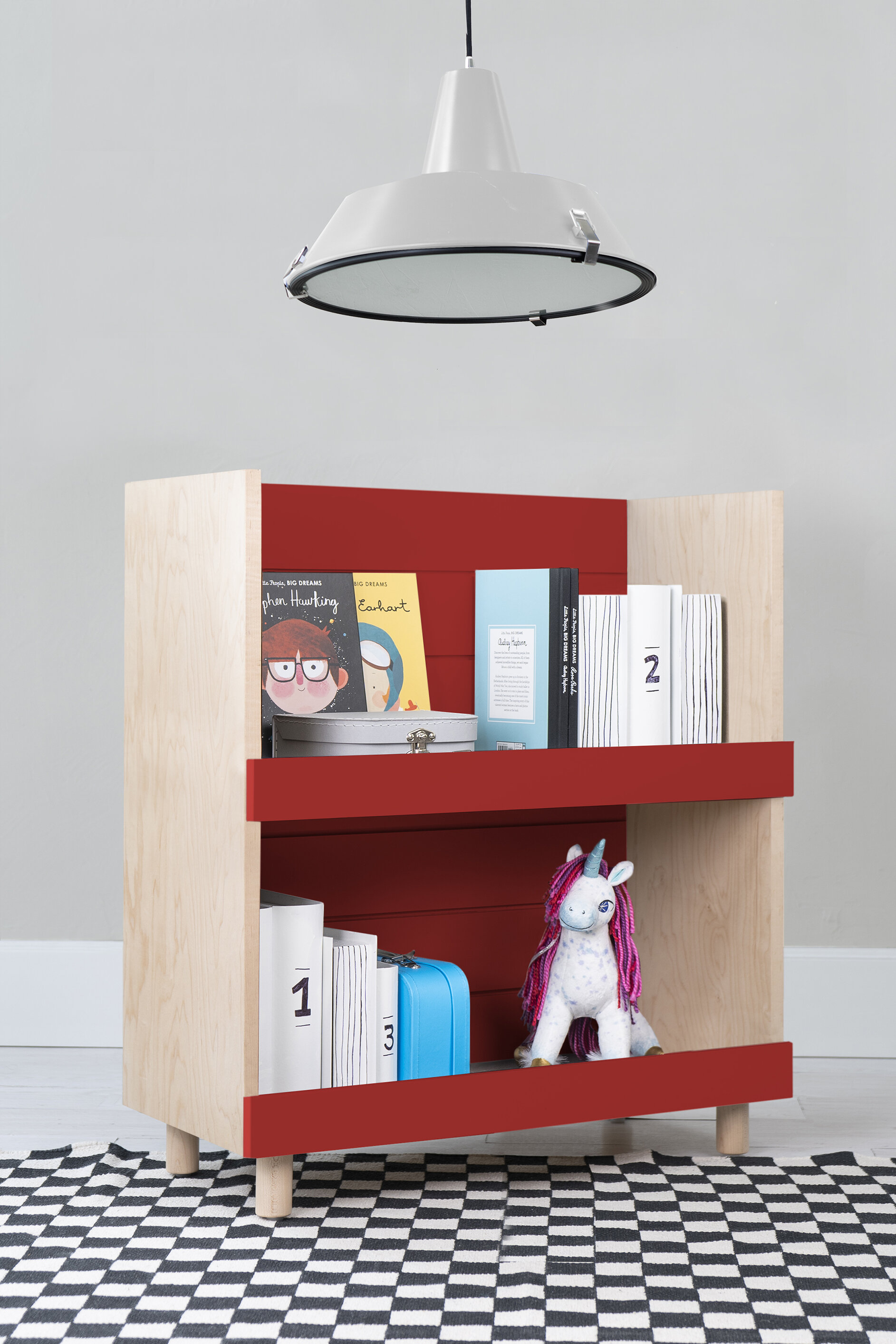 modern kids bookcase