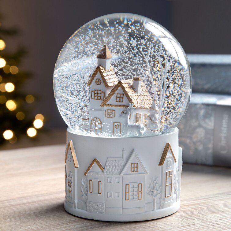 The Seasonal Aisle House Snow Globe & Reviews | Wayfair.co.uk