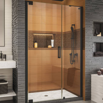 Dreamline Unidoor X 64 W X 72 H Hinged Frameless Shower Door With Clearmax Technology Wayfair