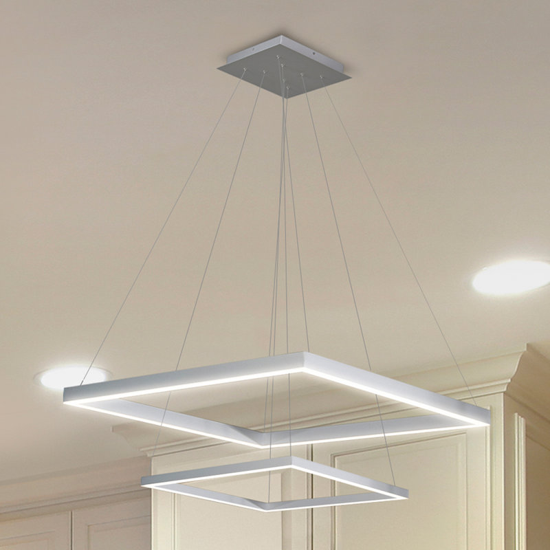 Wade Logan Donovan 5-Light LED Geometric Chandelier & Reviews | Wayfair Wade Logan Donovan 5-Light LED Geometric Chandelier & Reviews | Wayfair