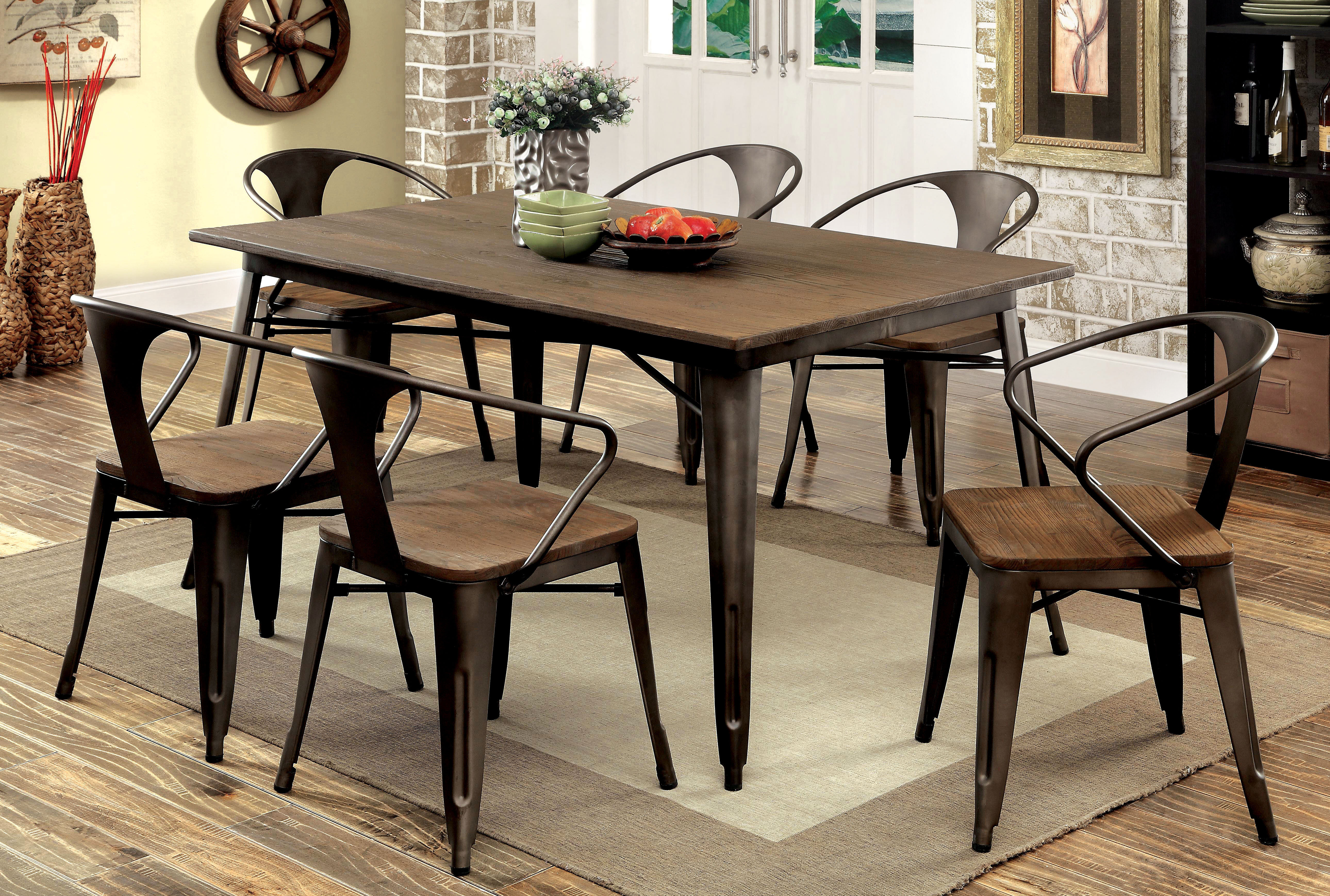 industrial style dining set