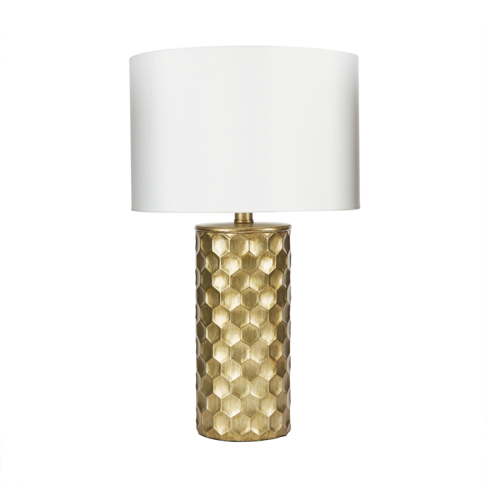 silver task lamp