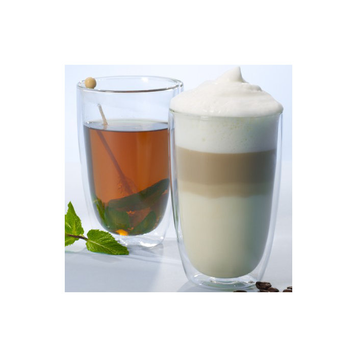 Villeroy /& Boch NewWave Latte Macchiato Glass Set of 2 Tableware Breakfast Cup