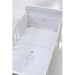 Baby Bedding Set Wayfair Co Uk Night Elephant 3 Piece Cot Bedding Set