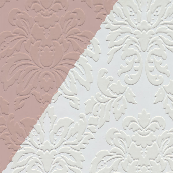 Blue Mountain Damask 33 X 20 5 Prepasted Paintable Roll