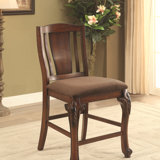 Dominey Upholstered 25 Counter Stool (Set of 2) by Astoria Grand