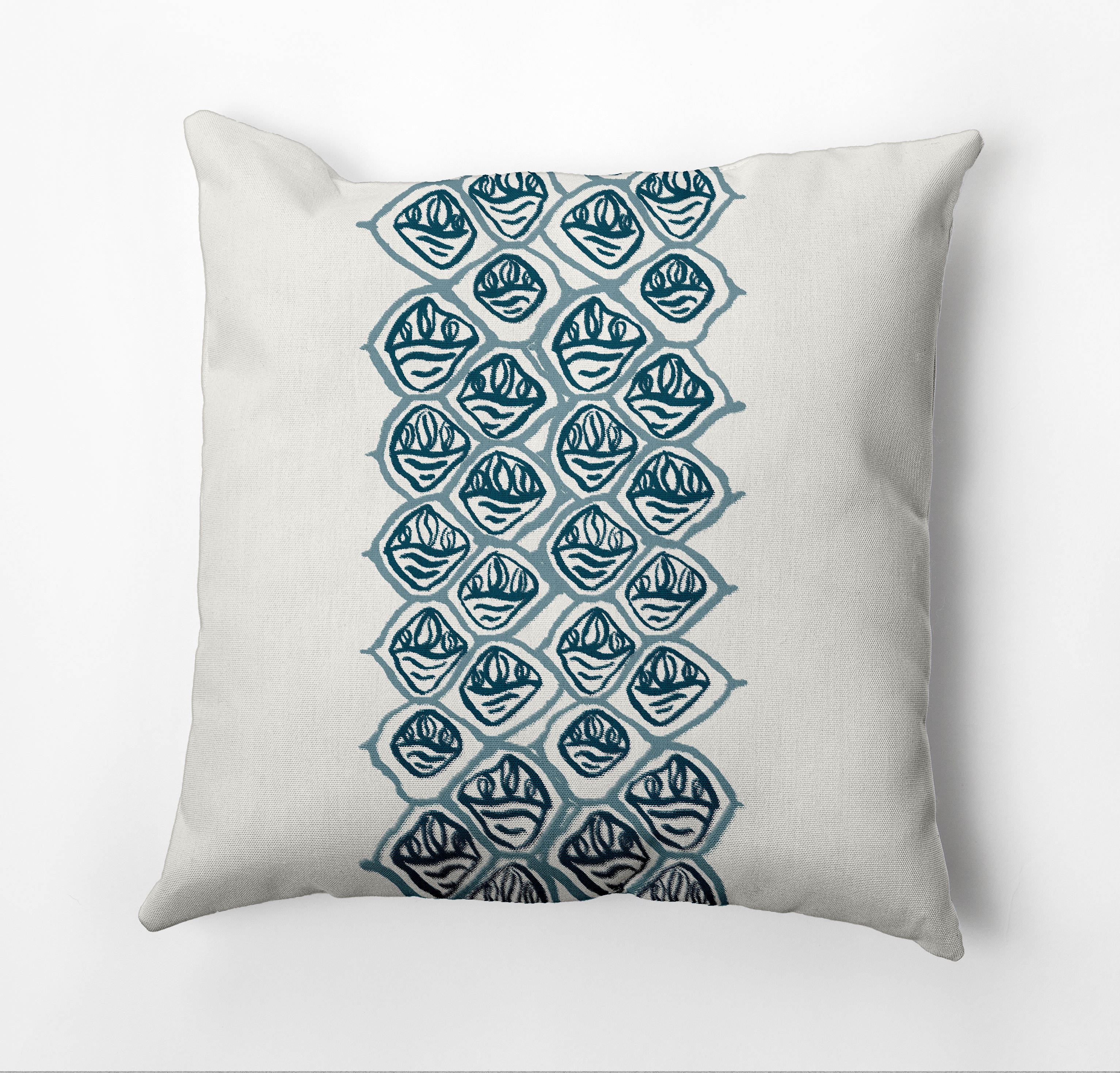 teal rectangular pillow
