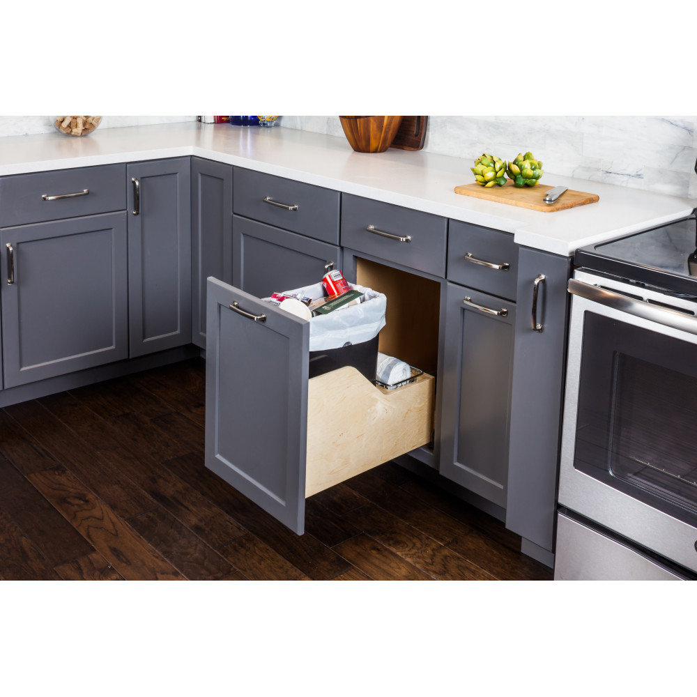 Hardware Resources Solid Wood White Birch 8 75 Gallon Open Pull