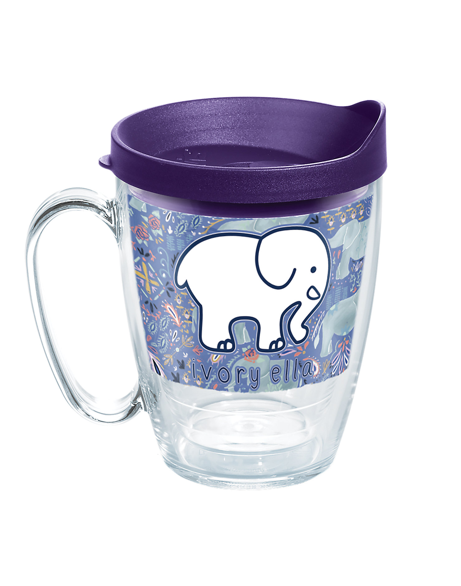 Tervis Tumbler Paisley Elephant 16 Oz Insulated Travel Mug Tervis Tumbler Paisley Elephant