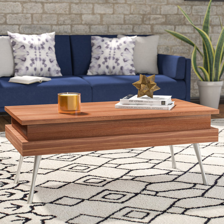 Wrought Studio Kitzmiller Lift Top 4 Legs Coffee Table Reviews Wayfair