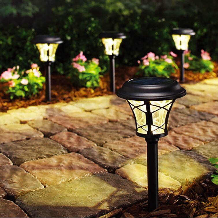 Details about   6 Pack Garden Outdoor Stainless Steel LED Solar Landscape Path Light Waterproof 