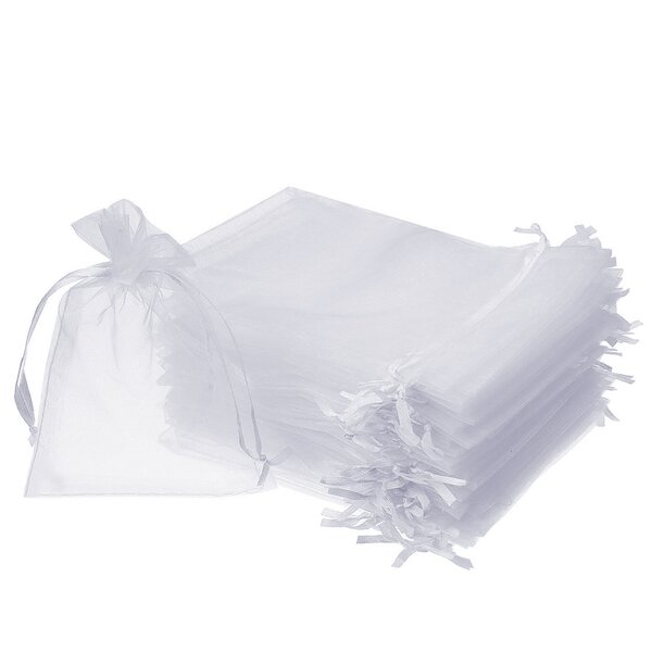 100pcs/Set Organza Wedding Party Favor Decoration-Gift Candy Sheer Bags Pouches 
