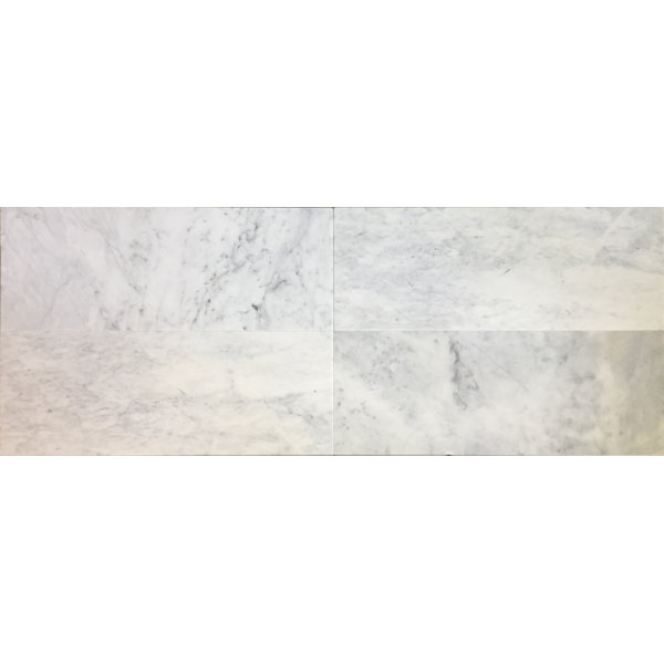 White Carrara Marble Tile 12 24 Migrant Resource Network Bella Via 4 X 24 Carrara Marble Field Tile In White Gray Reviews