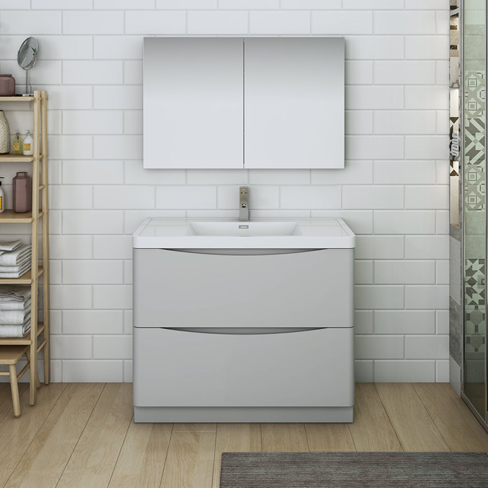 Fresca Senza Tuscany 40 Single Bathroom Vanity Set With Medicine