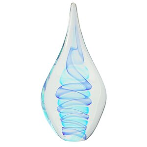 Decorative Blue Glass Figurine