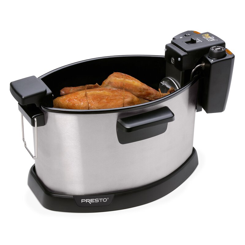 Presto Profry Electric Rotisserie Turkey Fryer Reviews Wayfair