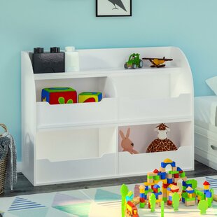 toy chest with bookshelves