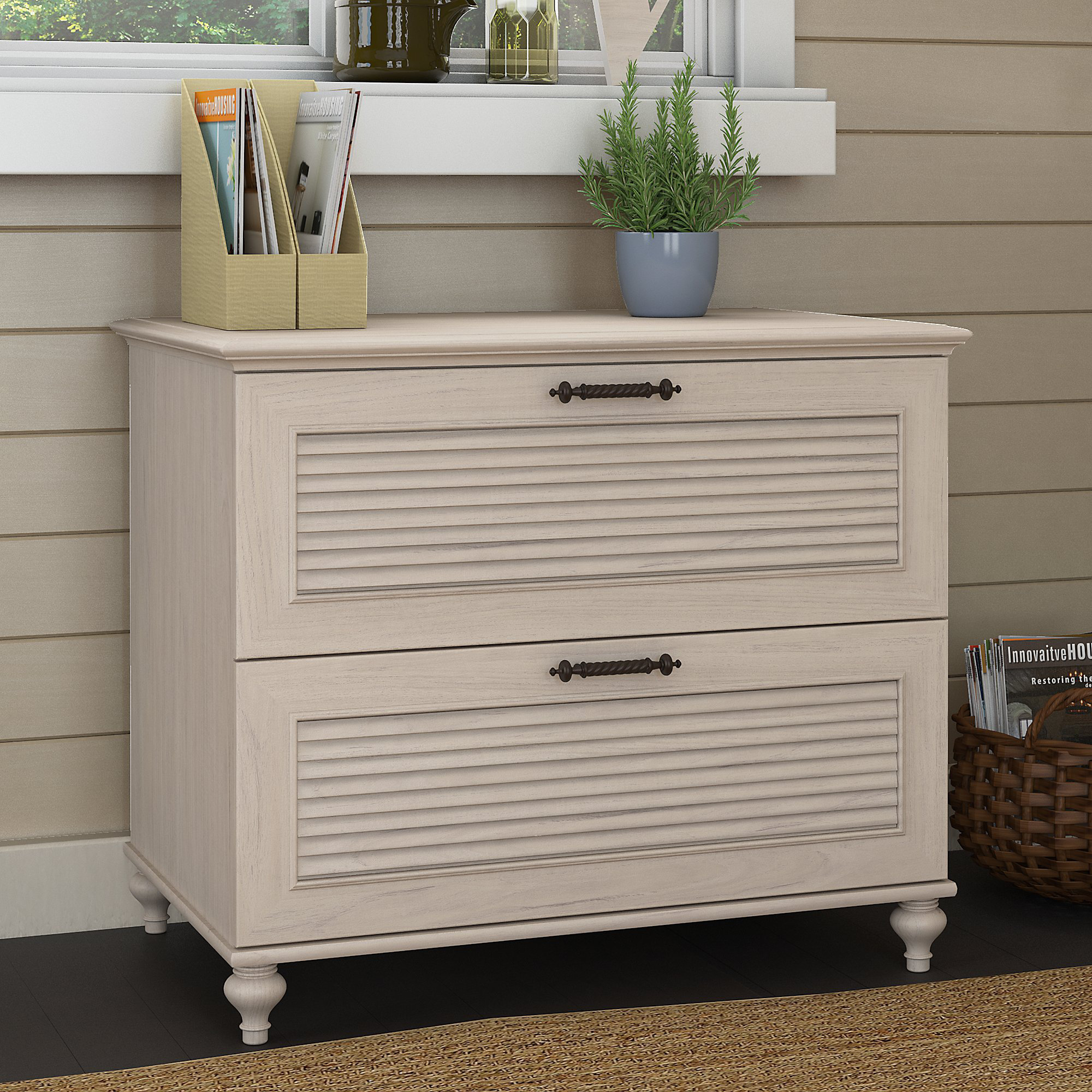 Kathy Ireland Home By Bush Furniture Volcano Dusk 2 Drawer Lateral Kathy Ireland Home By Bush Furniture