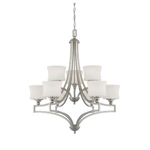 Auburn 9-Light Shaded Chandelier