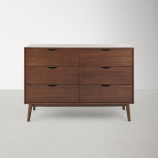Details about   6 Drawers Modern Dresser Chest of Drawers Contemporary Furniture Wooden Storage 
