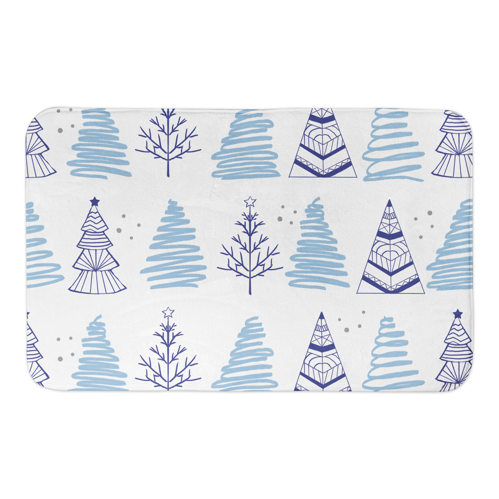 The Holiday Aisle® Christmas Tree Bath Mat Wayfair