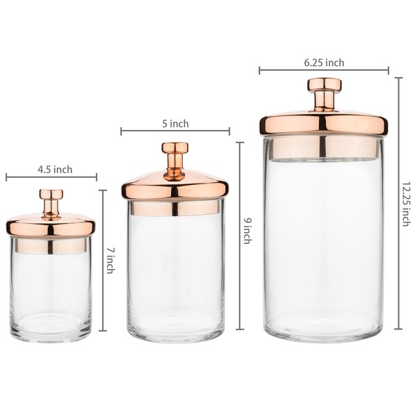 Vintage Copper Kitchen Canisters - thewhitebuffalostylingco.com