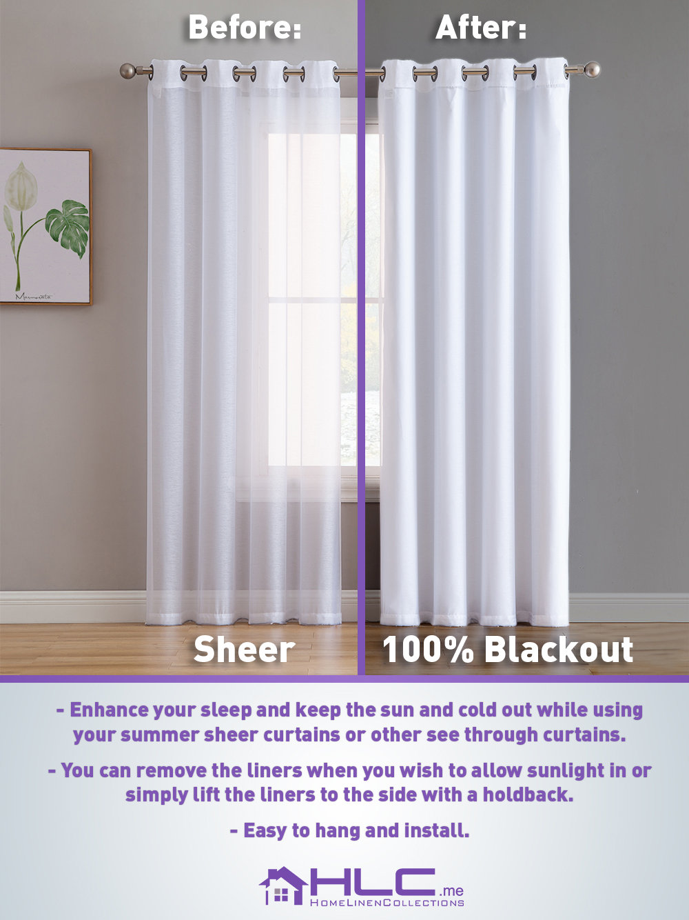 Symple Stuff Housel Solid Color Max Blackout Thermal Grommet