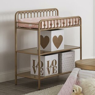 brass changing table