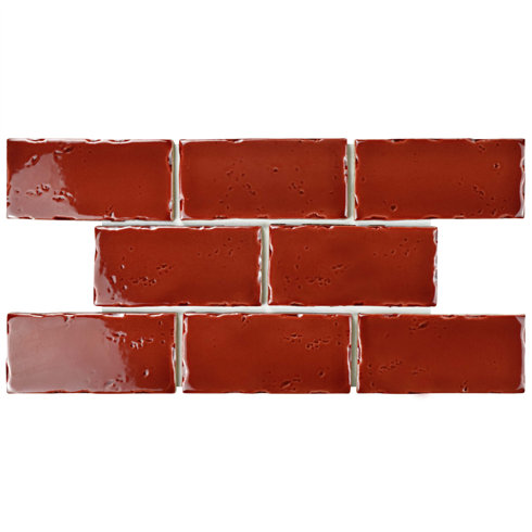 Elitetile Frisia Subway 2 5 X 13 Ceramic Tile In Burgundy Frisia Subway 2 5 X 13 Ceramic Tile In Burgundy