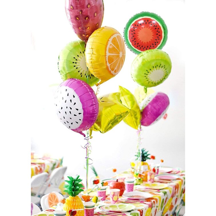 18 Inches Fruit Aluminum Foil Balloons Inflatable Toys Birthday Party Decoration