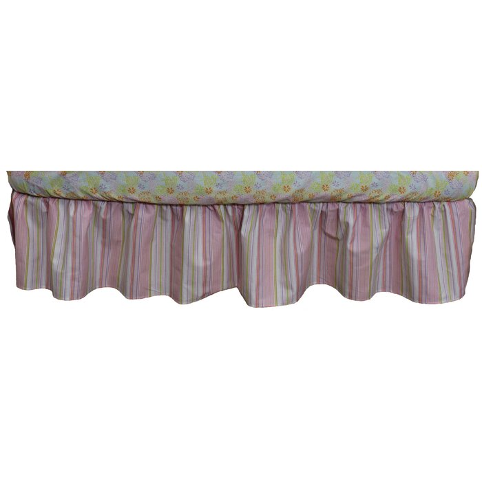 Harriet Bee Dearman Stripe Crib Dust Ruffle Wayfair