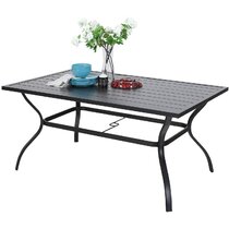 Outdoor Table With Umbrella Hole Wayfair