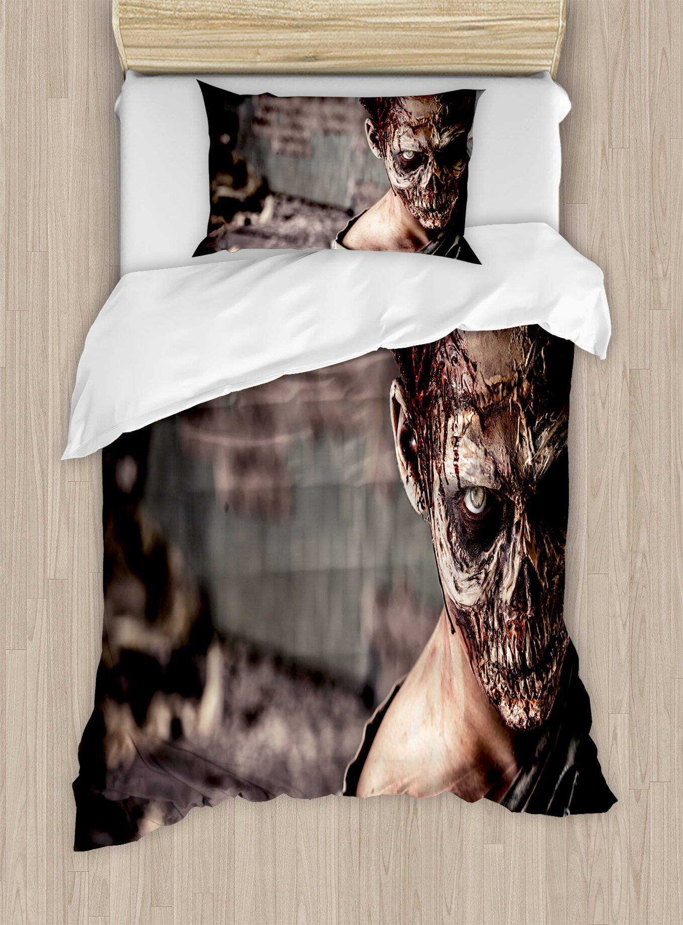 East Urban Home Zombie Dead Person Duvet Cover Set Wayfair