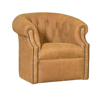 Cuellar Swivel Barrel Chair by Darby Home Co Best Design