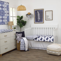 pom pom crib bedding