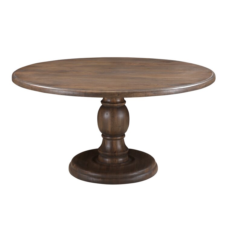 Darby Home Co Jai Mango Solid Wood Pedestal Dining Table | Wayfair