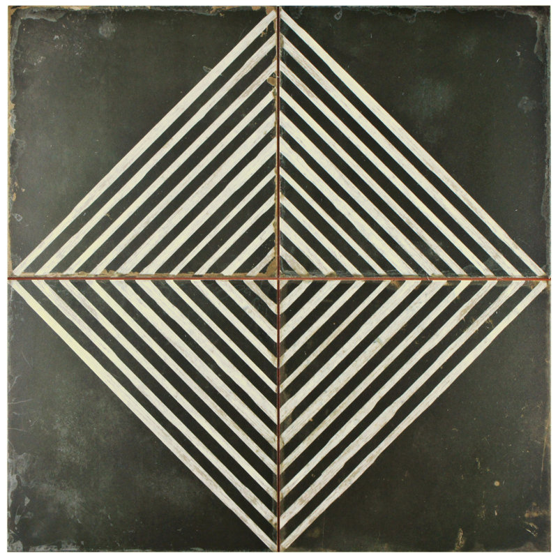 Royalty 18" x 18" Ceramic Patterned Wall & Floor Tile
