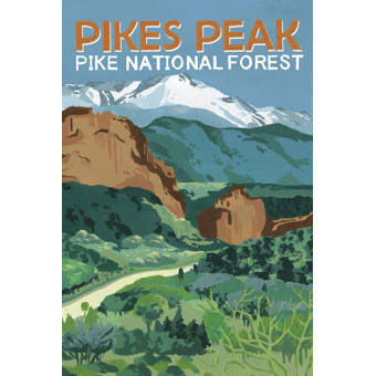 Millwood Pines Painted Rocky Mountains Acrylic Painting Print On Wrapped Canvas Reviews Wayfair