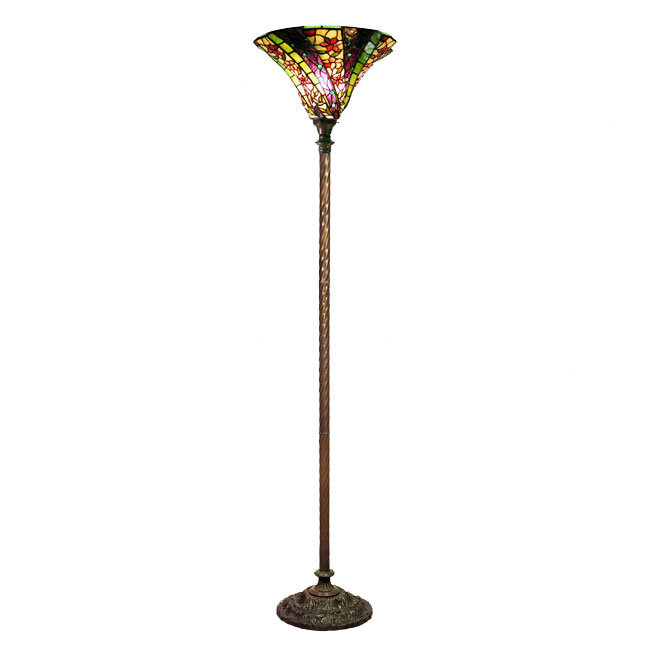 Astoria Grand Bonner Purple Wave 72 Torchier Floor Lamp Wayfair Astoria Grand Bonner Purple Wave 72