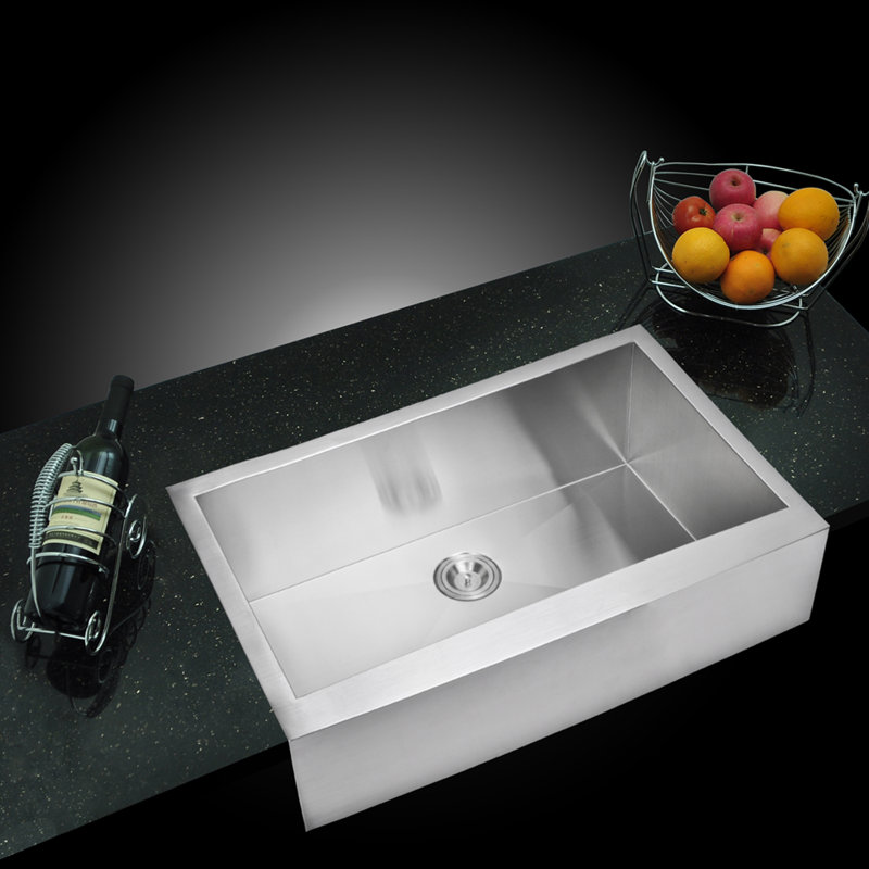 dCOR design 36" L x 22" W Farmhouse Kitchen Sink | Wayfair