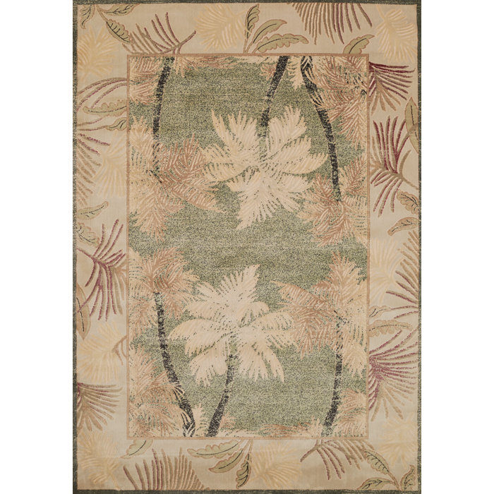 Bay Isle Home Tamia Floral Area Rug in Beige & Reviews | Wayfair