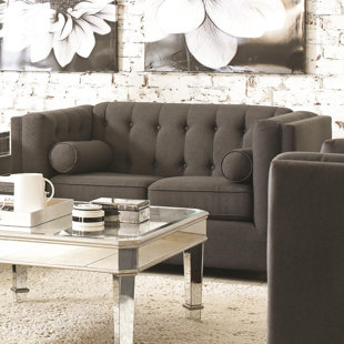 McDougal Modern Chesterfield Loveseat