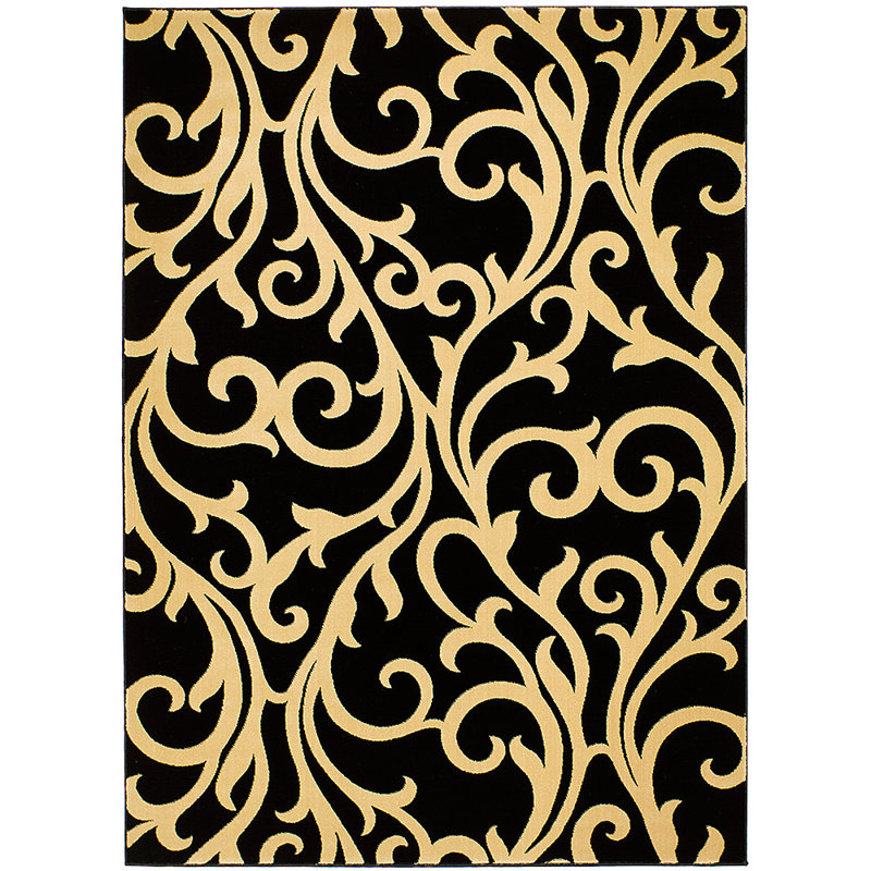 Allstar Rugs Black Yellow Area Rug Wayfair Black Yellow Area Rug