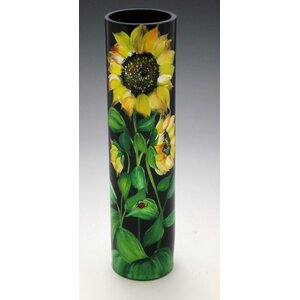 Midnight Sunflower Vase