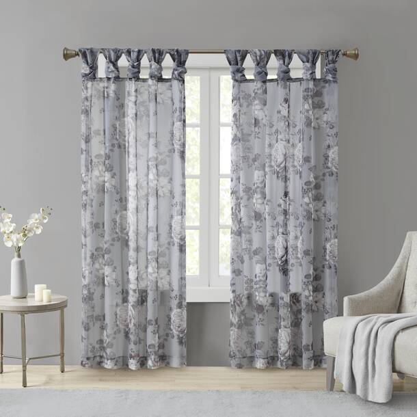 Rosalind Wheeler Moreira Ruffled 58'' Window Valance & Reviews | Wayfair